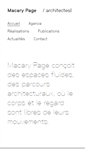 Mobile Screenshot of macary-page-architectes.com